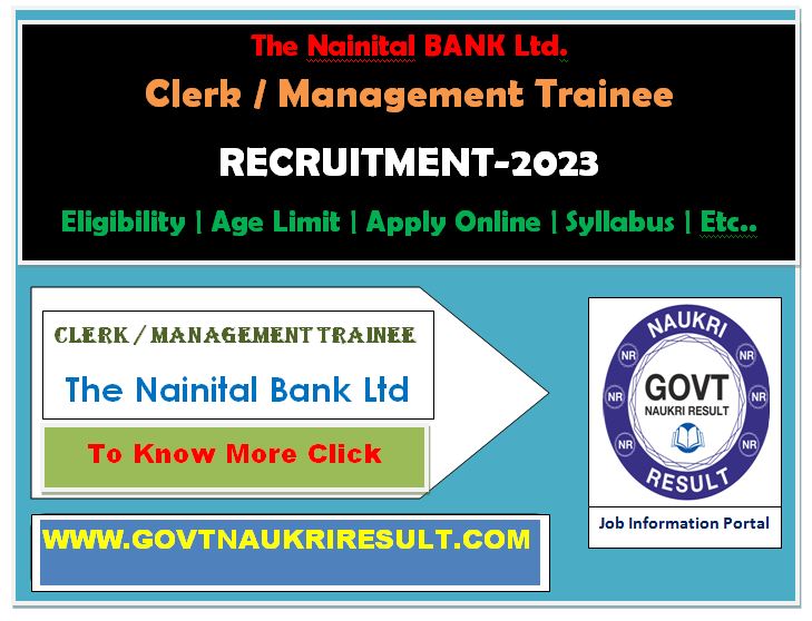  Nainital Bank Clerk / MT New Exam Date 2023  