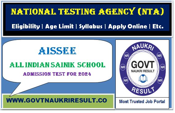  NTA AISSEE 2024 Admit Card  