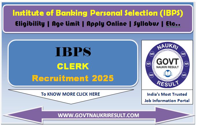 IBPS Clerk 15th Pre Exam Admit Card 2025 for 10277 Post 
