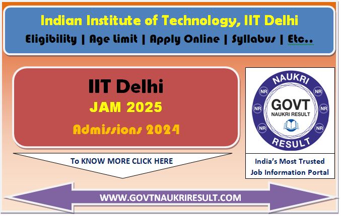  IIT JAM 2025 Result 