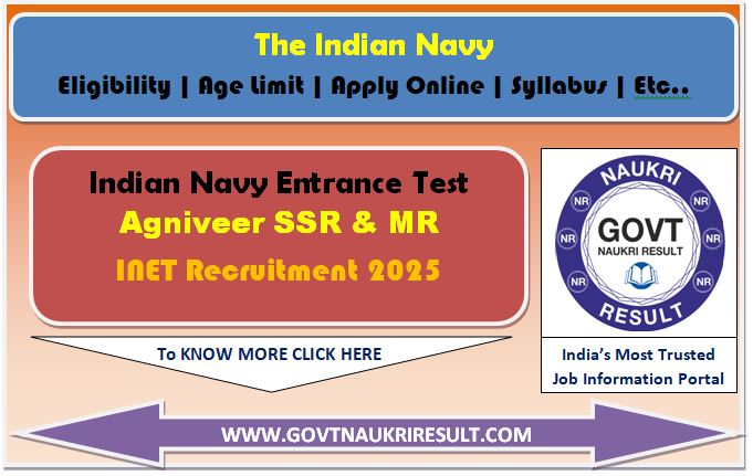  Navy SSR / MR Admit Card 2025 