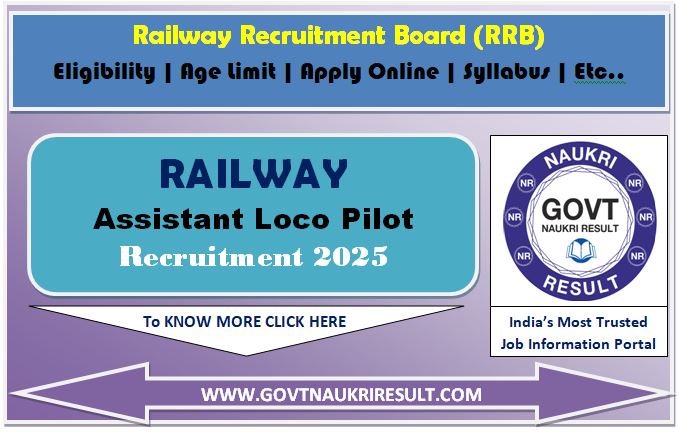  Railway RRB Assistant Loco Pilot ALP Correction / Edit Form 2025 