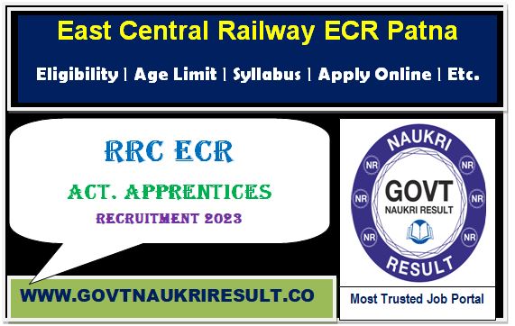  Railway ECR Apprentice 2023 Result  