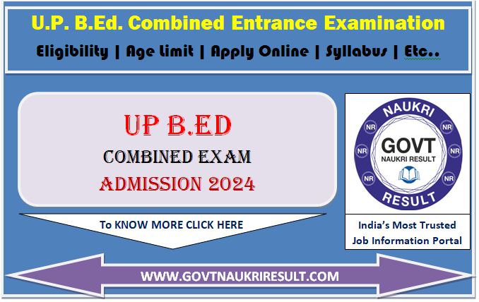  UPBED 2024 Online Form  