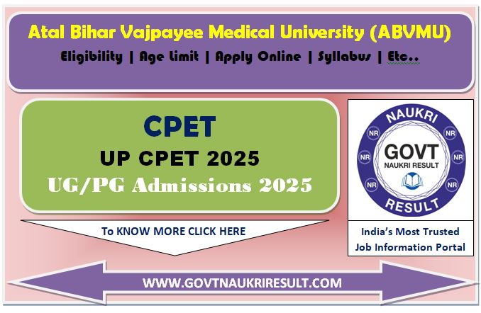  UP CPET 2025 Admit Card 