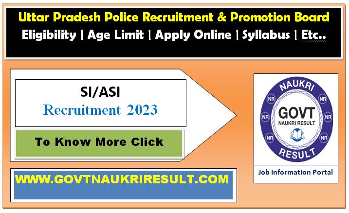  UP Police SI Confidential, ASI Clerk, Accounts Exam Date 2025 for 921 Post 