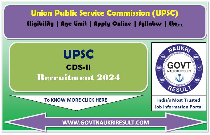  UPSC CDS II 2024 Marks 