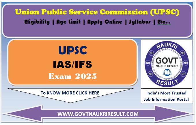  UPSC Forest Services IFS Mains Exam Schedule 2025 